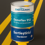 DEMARİN Demaflex 912 POLİÜRETAN  Yol Çizgi Boyası